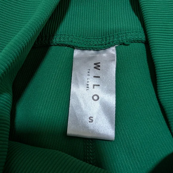 Wilo the Label Emerald Green Ribbed Hustle Short Set - Picture 4 of 4